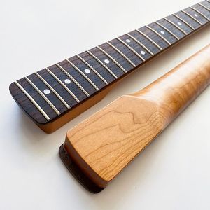 Wholesale 22 Frets Electric Guitar Neck ST Roasted Flame Maple Guitar Neck for Sale