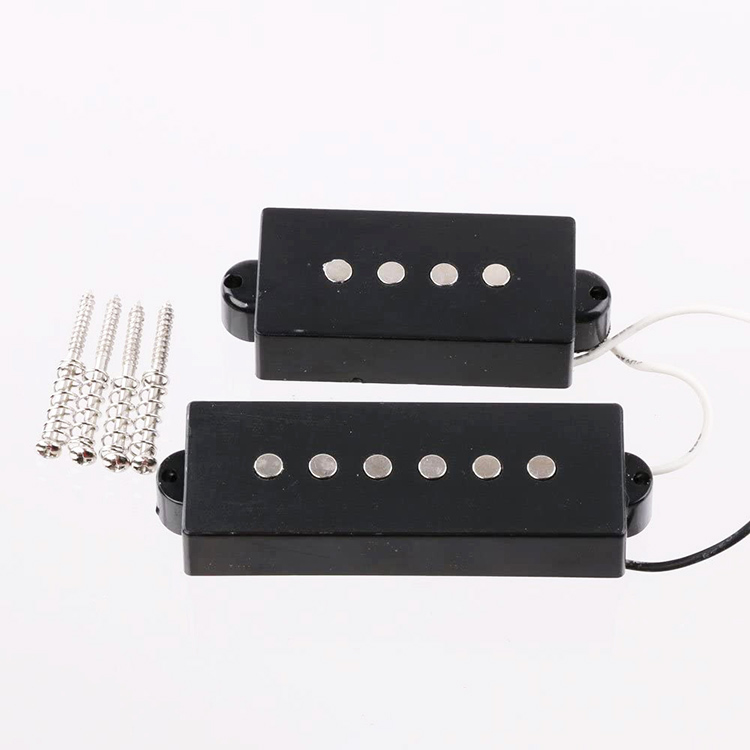 Ceramic Magnet Black 5 String P Bass Pickup Electric Guitar P Bass Pickup with Vintage Sound