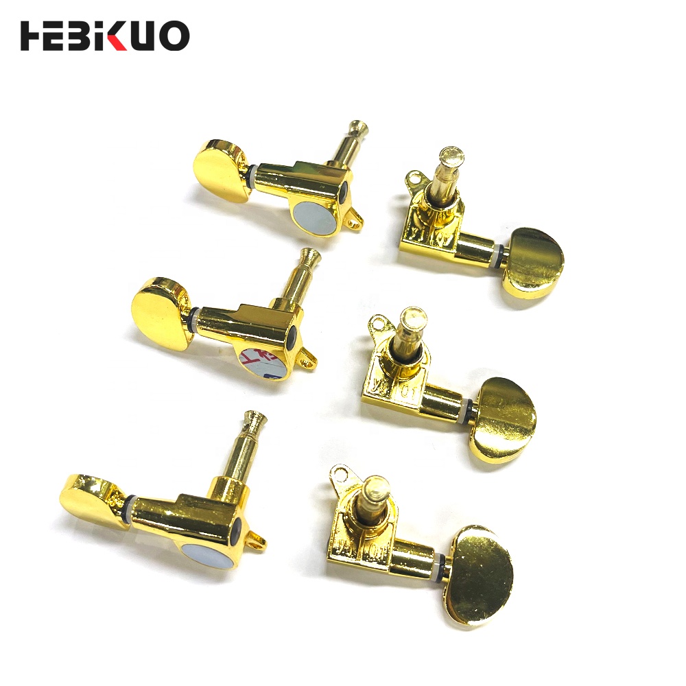 ZA06 HEBIKUO Gold Vintage Tuning Pegs for Acoustic Guitar Factory Wholesale Stringed Instruments Accessories Musical Instrument