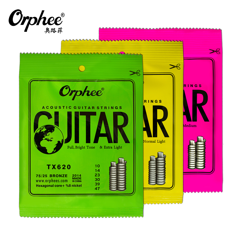 Orphee TX Series Acoustic 75/15 Bronze Guitar Strings