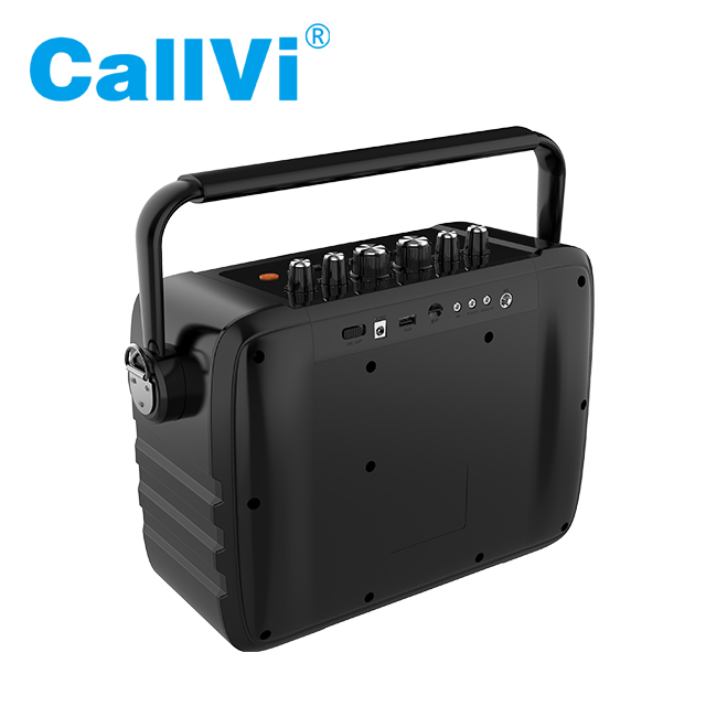 Callvi V-1811 Wireless PA Speaker Portable Guitar Amplifier with UHF Microphone