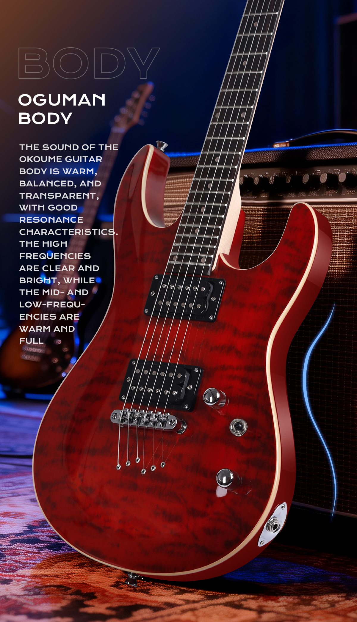 Bullfighter Factory Customized High Quality Low Price Cheap Electric Guitar 6 Strings 24 Fret Okoume Vintage