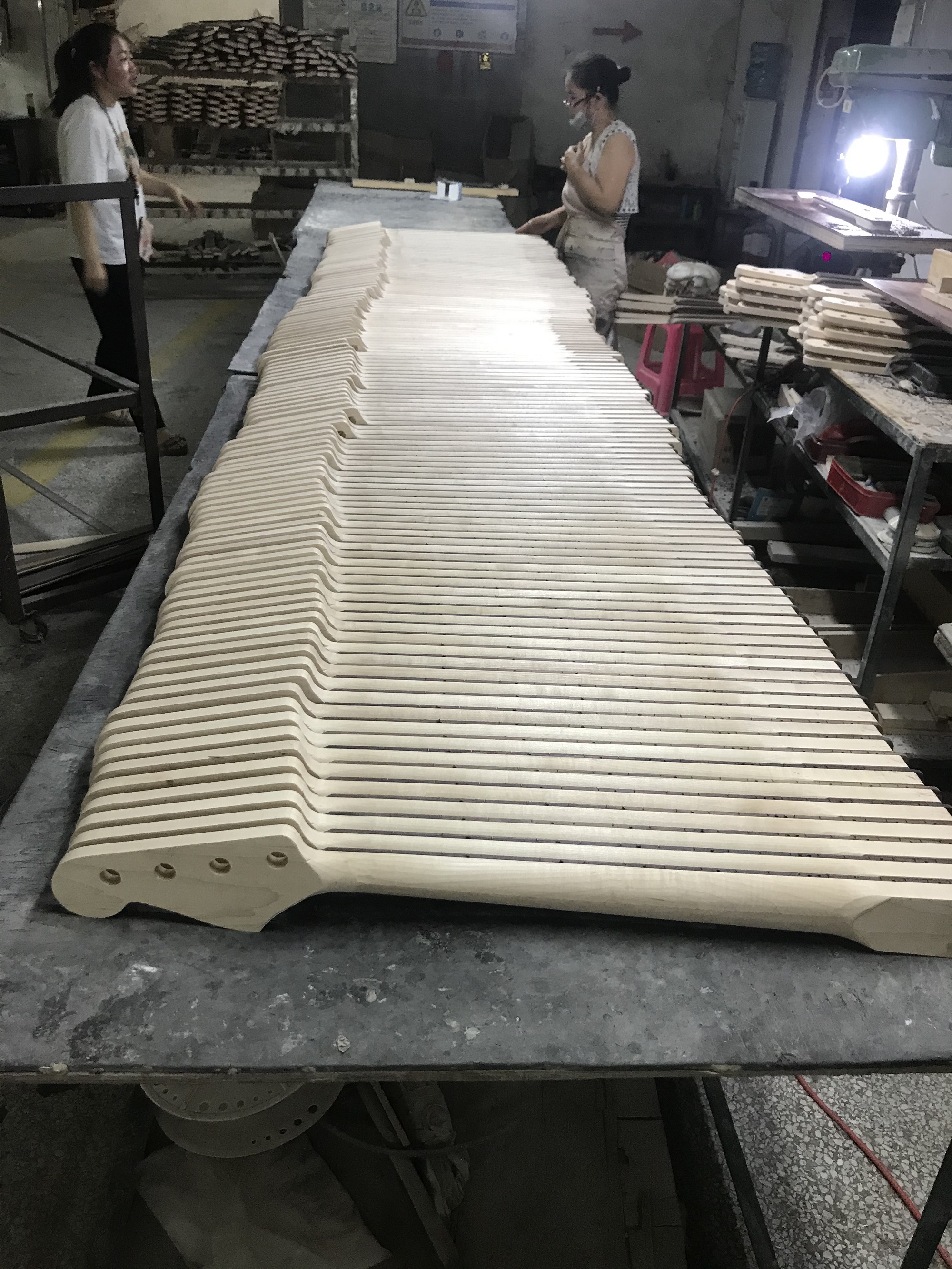 Guitar neck structure