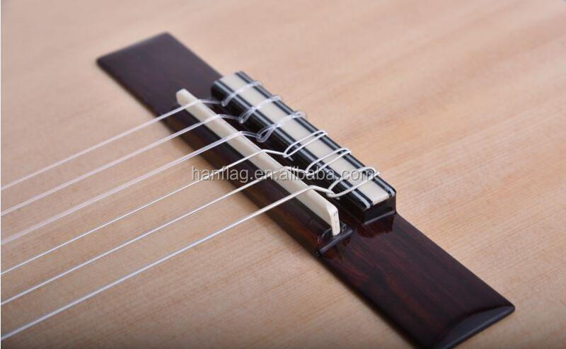Best Quality Engelmann Spruce Wood Nylon String All Solid Classical Guitar for Concert