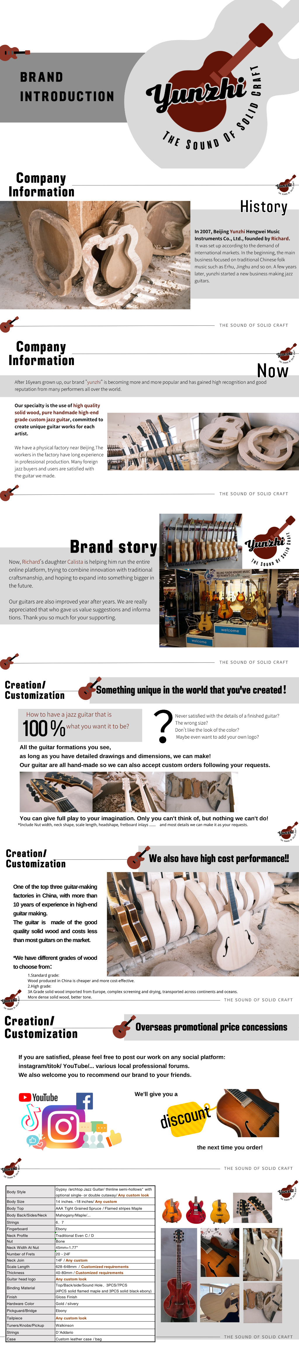 Yunzhi Guitars Workshop Overview