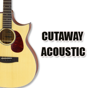 Aria Cutaway acoustic guitar for high register access