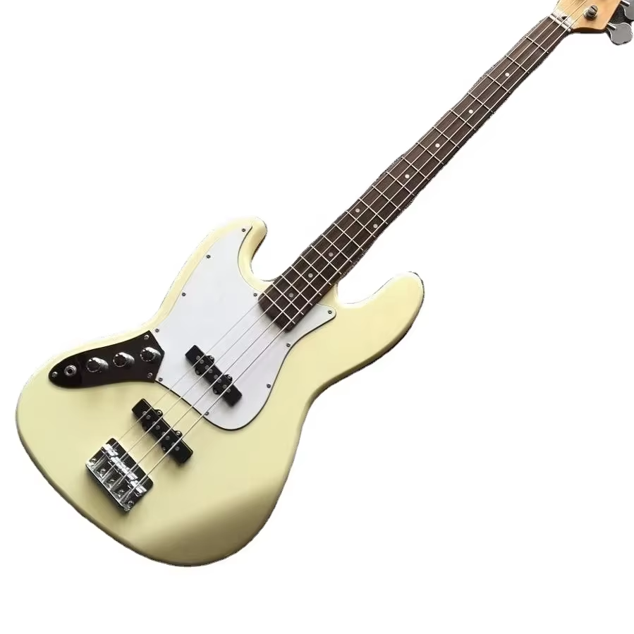 Weifang Rebon 4 String Left Hand JB Electric Bass Guitar Full View