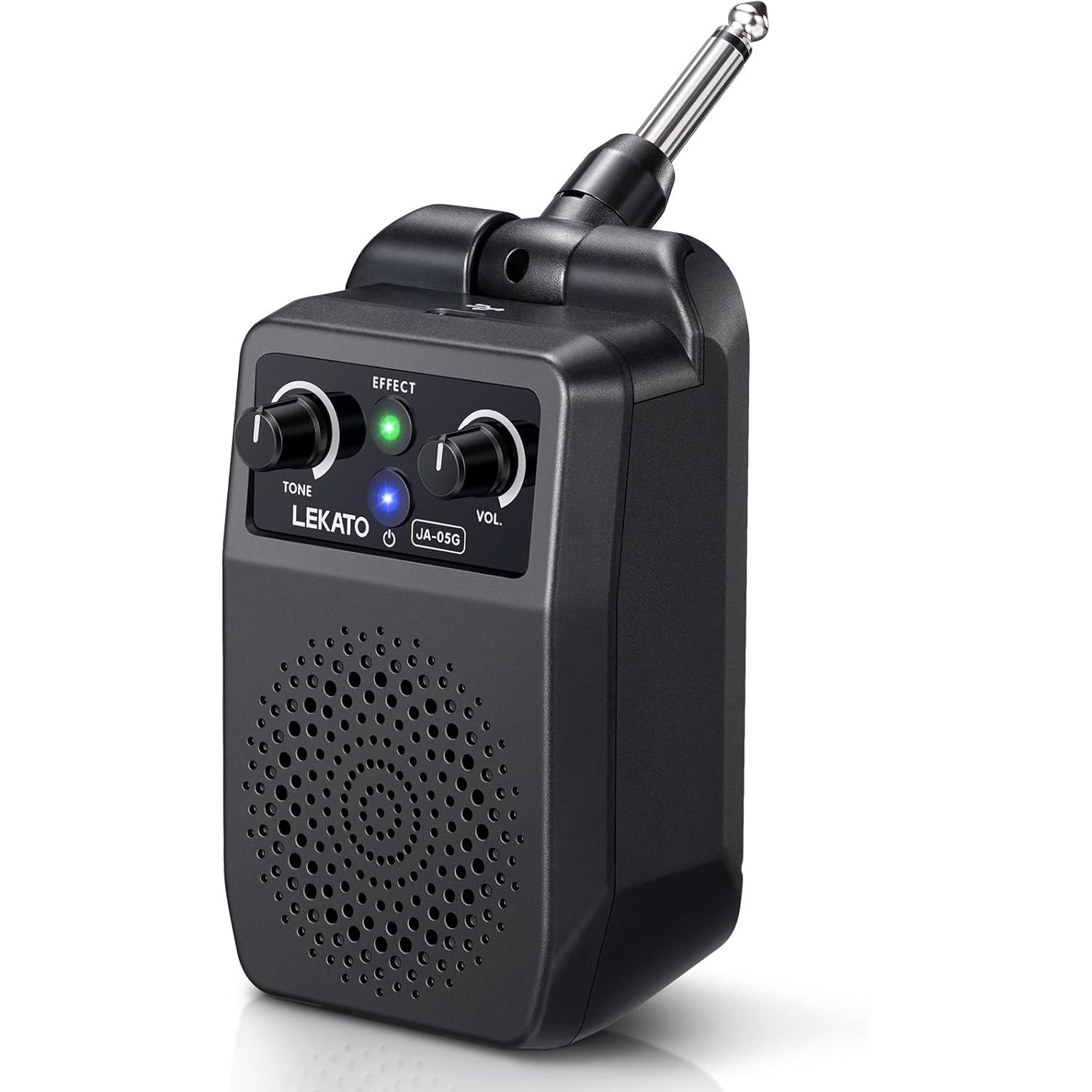 LEKATO 5W Mini Portable Electric Guitar Amp with Bluetooth Compatibility and 4 Built-In Effects
