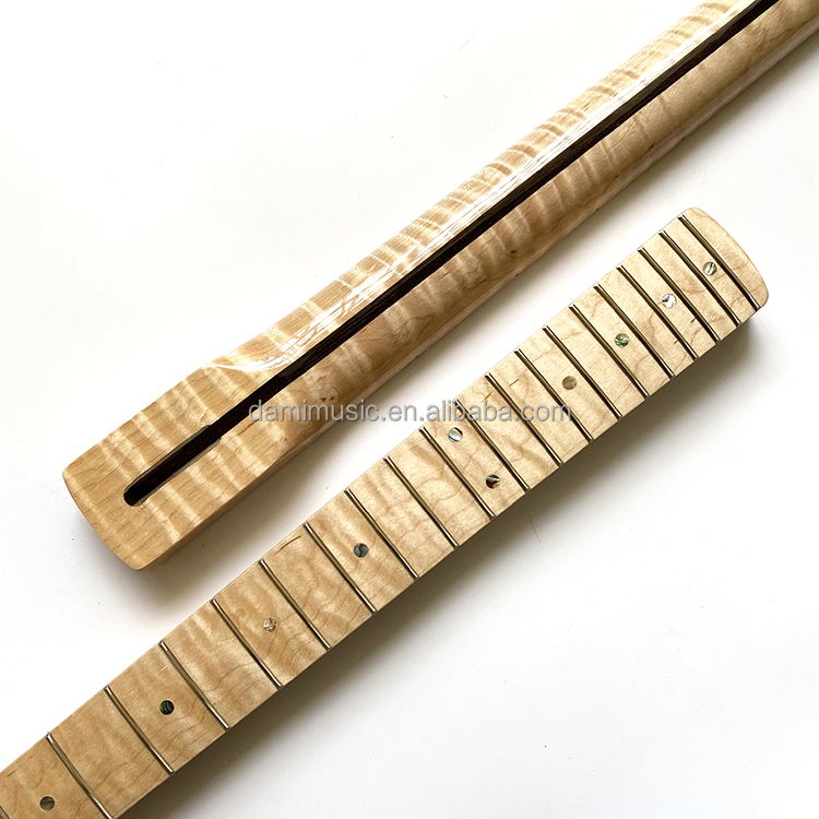 Flame Maple Neck View 3
