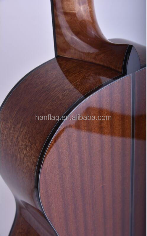 Best Quality Engelmann Spruce Wood Nylon String All Solid Classical Guitar for Concert