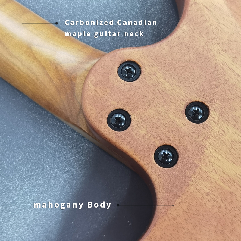 Wholesale G990 Headless Electric Guitar Kit Cool Instruments Factory Customizable Headless Electric Guitar