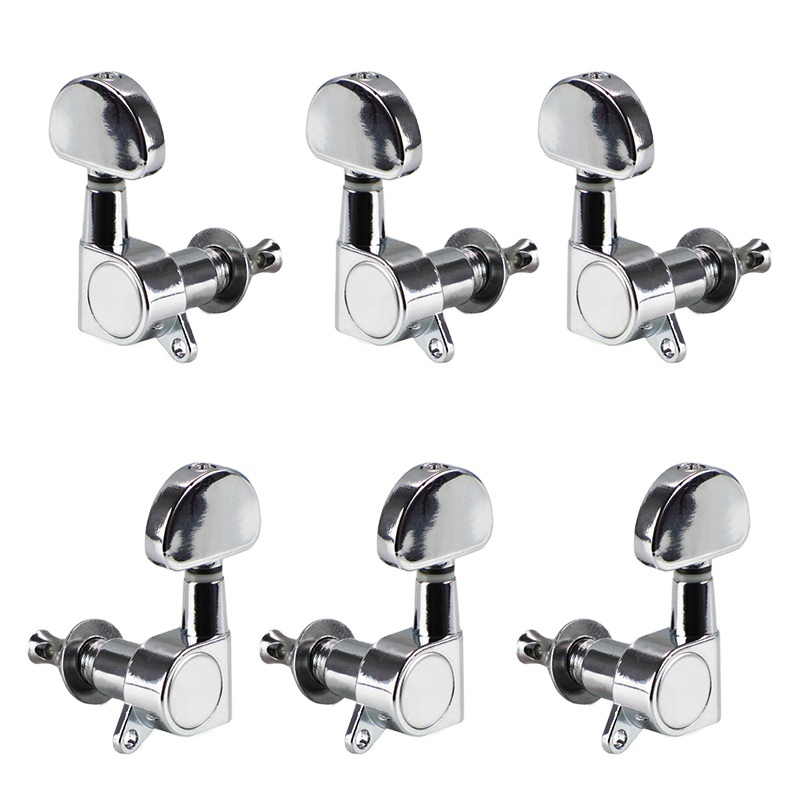 Quality Chrome 3+3 Lp Style Guitar Machine Heads From China Supplier Tuning Pegs for DIY Online Guitar Parts Shop