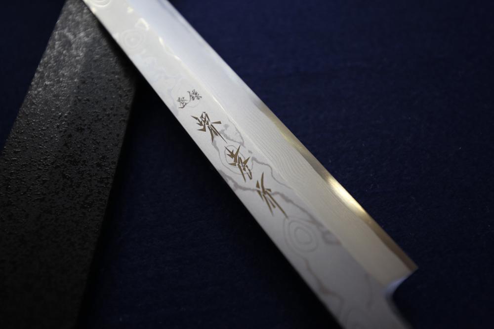 YASUKI BLUE 2 Damascus Japanese Kitchen Knife
