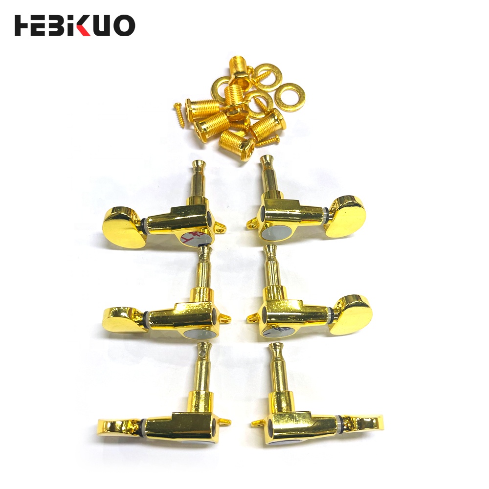 ZA06 HEBIKUO Gold Vintage Tuning Pegs for Acoustic Guitar Factory Wholesale Stringed Instruments Accessories Musical Instrument