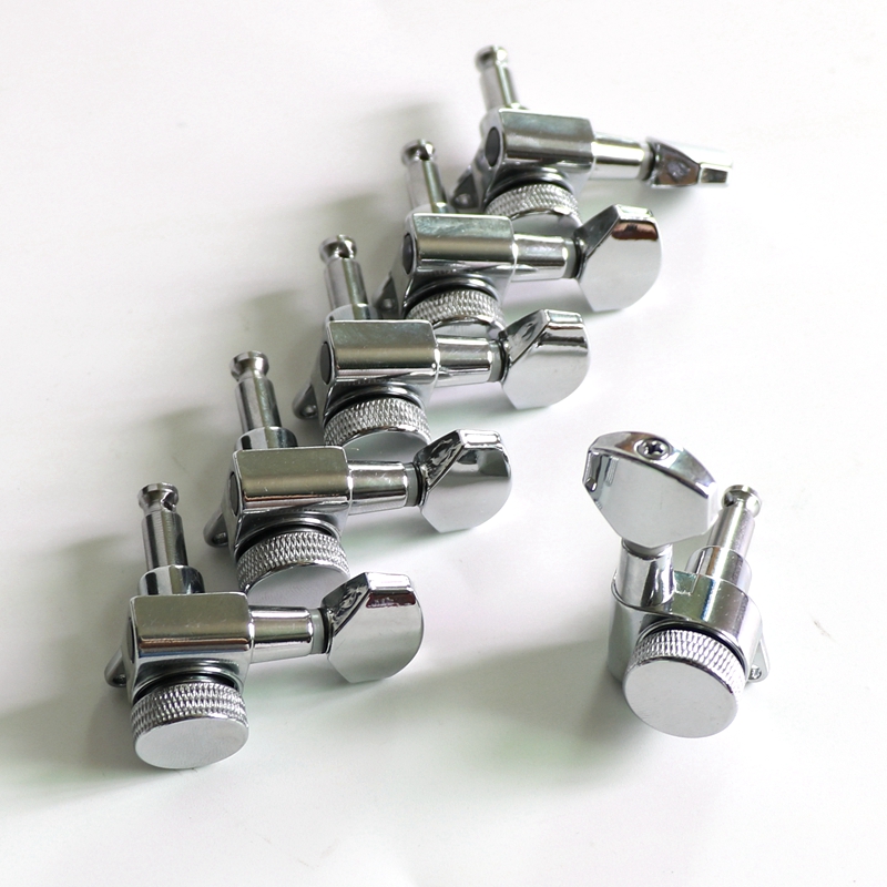 Donlis MH131 1set Chrome Precise Brass Gear Locking Guitar Tuners with Small Handle for Sale Quality Guitar Hardware Store