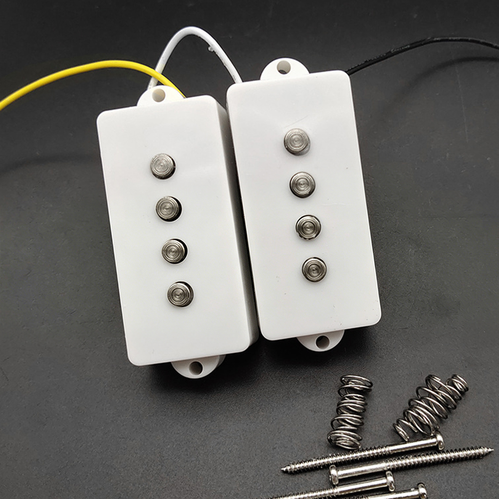 Split Coil Open Style PB Electric Bass Pickup for 4 String Bass Guitar Replacement Parts