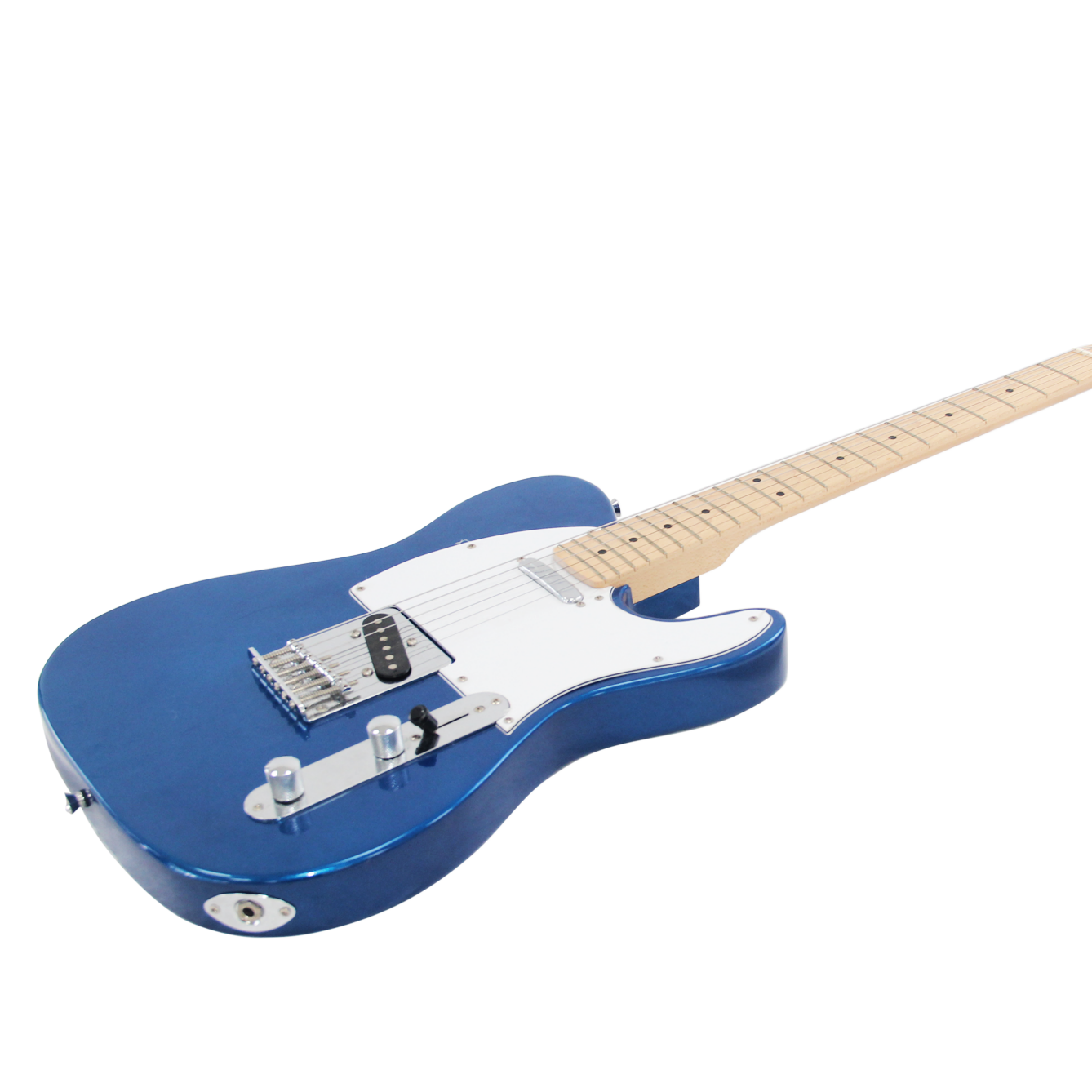 9-Layer Paint Classic TL Bridge Design Blue Electric Guitar With Solid Wood Body
