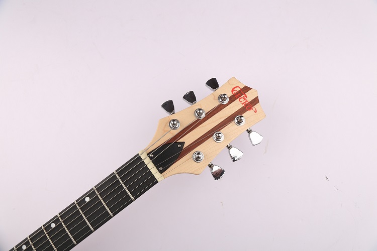 Wholesale high-quality gecko brand hollowed-out design electric guitar integrated guitar neck