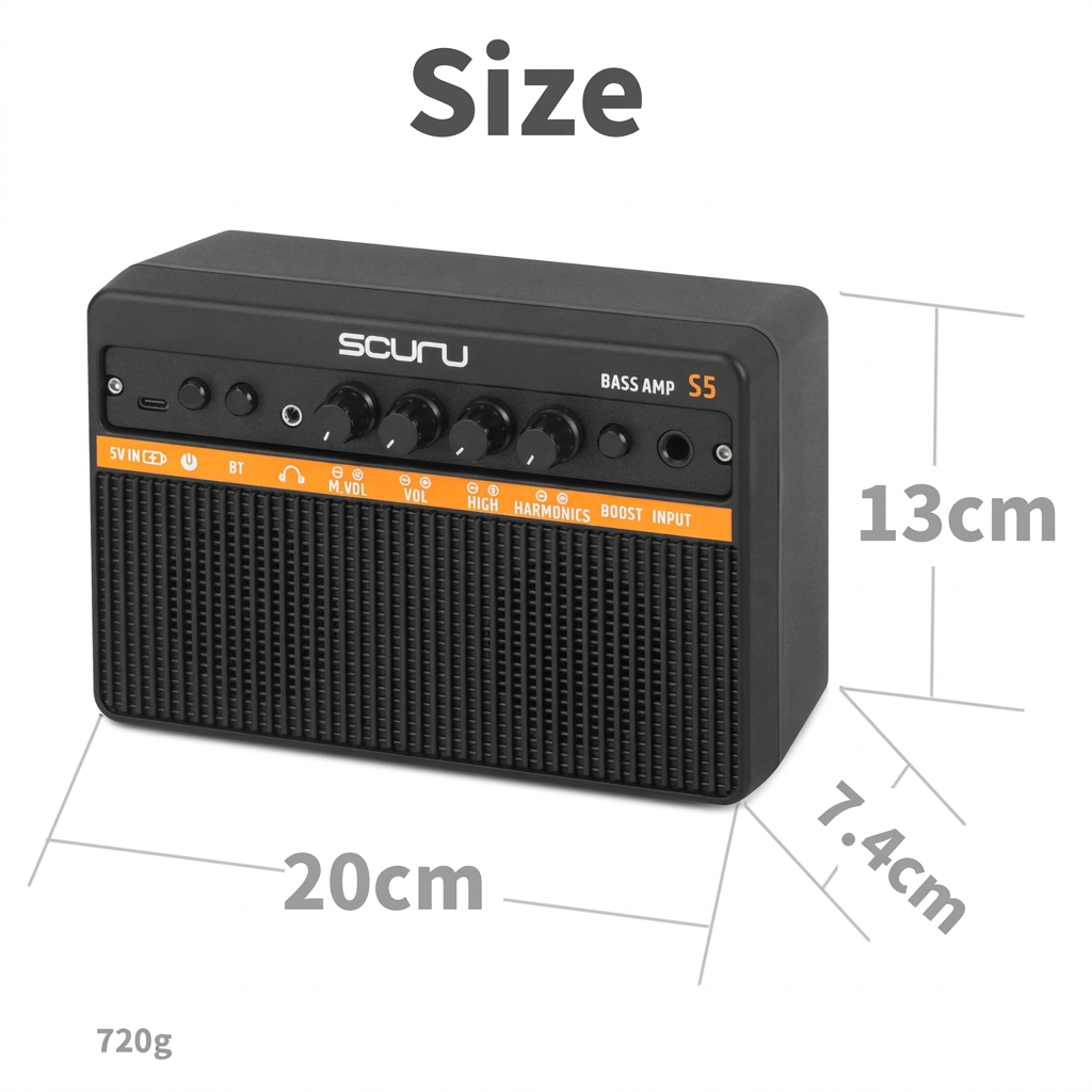 Portable Rechargeable Guitar Amplifier Speaker Mini Practice Amp Portable Music Sound Amplifier Factory Wholesale