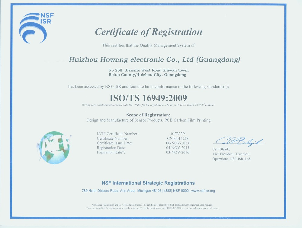 Compliance Quality Certificate 3