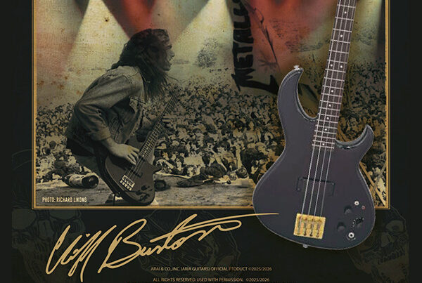 Aria Pro II Custom SB Custom Five-String Bass Platform
