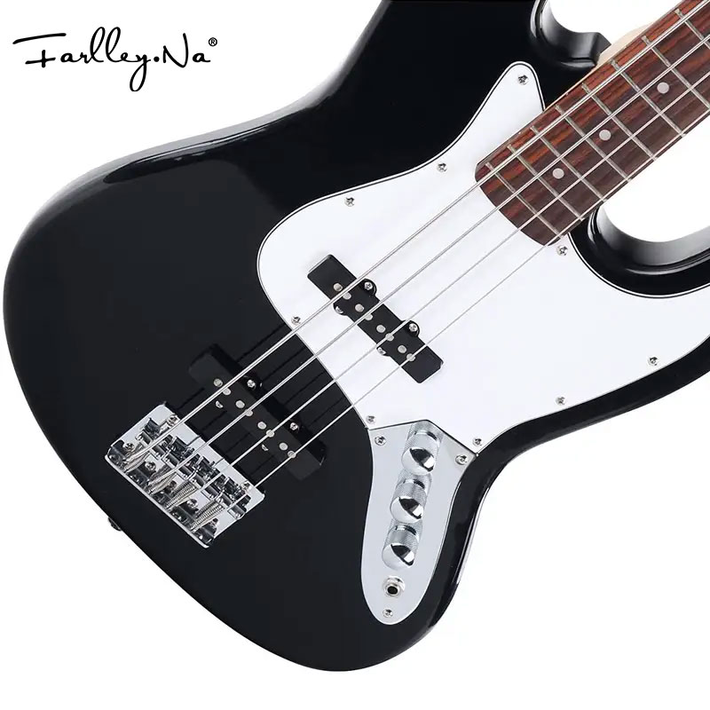 Focus Cool Shaped Electrics Solid Wood 4 String Left Handed E Acoustique Acoustic Electric Bass 4 Strings Guitar
