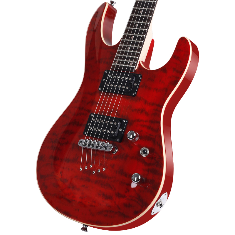 Bullfighter Factory Customized High Quality Low Price Cheap Electric Guitar 6 Strings 24 Fret Okoume Vintage