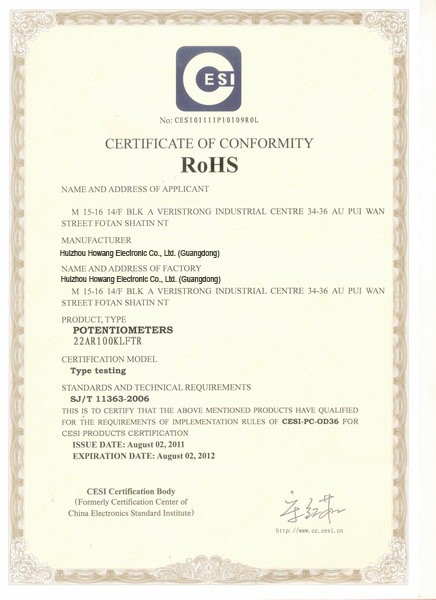 Compliance Quality Certificate 6