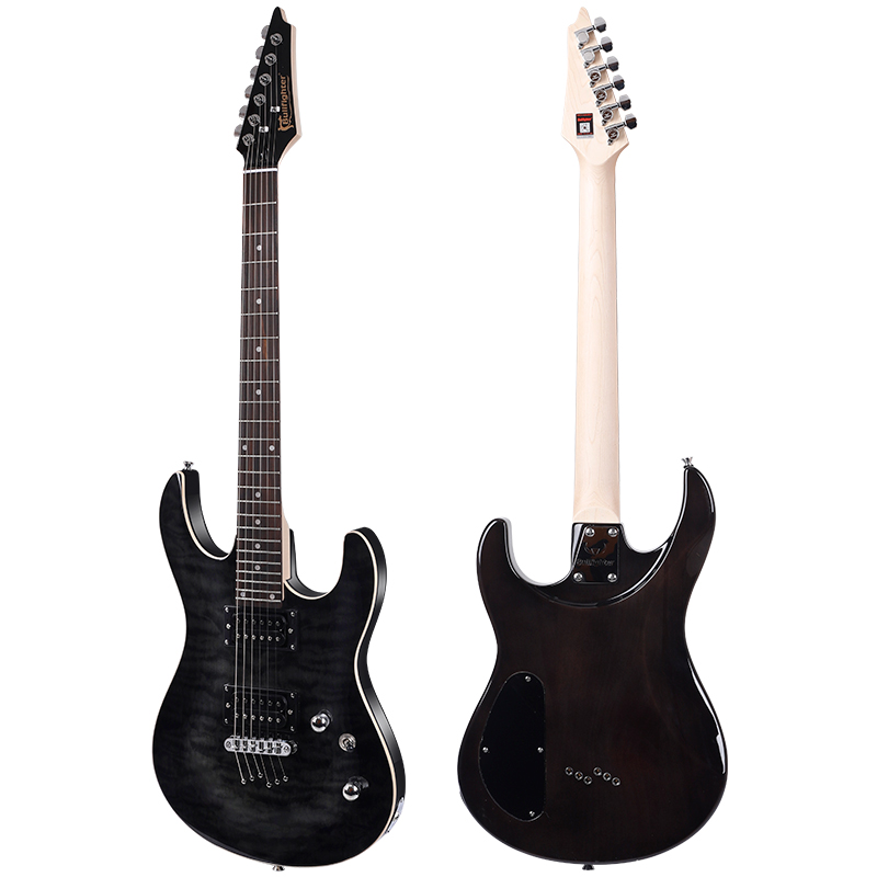 Bullfighter Factory Customized High Quality Low Price Cheap Electric Guitar 6 Strings 24 Fret Okoume Vintage