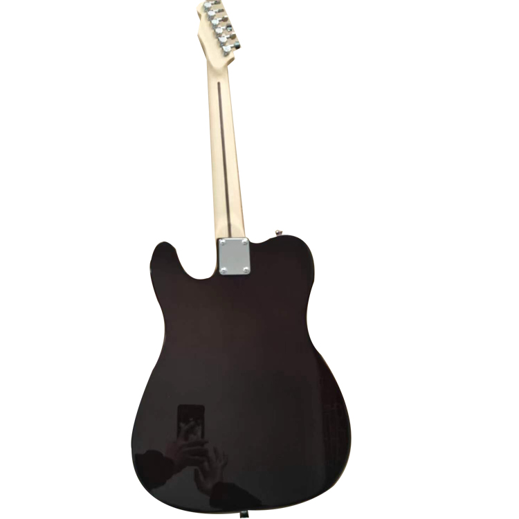 Orange T Electric Guitar Solid Wood Body Glossy Finishing Custom Electric Guitar