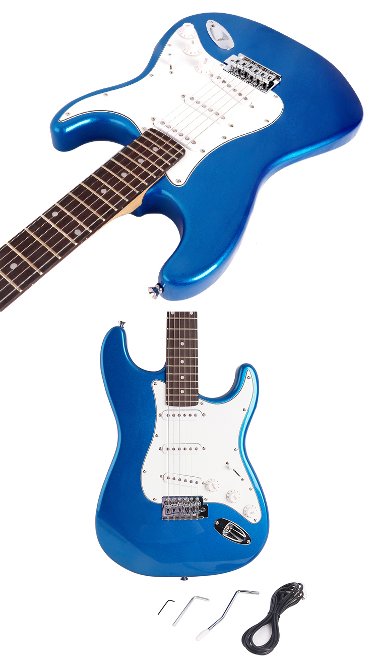 Wholesale Cheap Custom Brand Beginner ST Style Electric Guitar