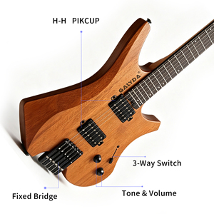 G990 Headless Electric Guitar Kit Factory Customizable