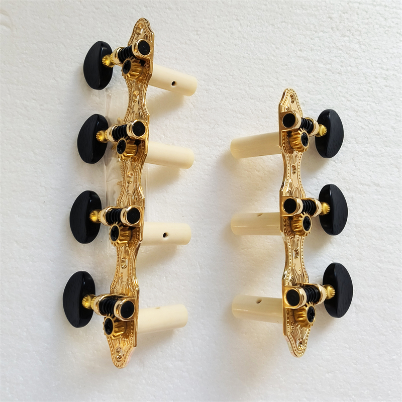 High Quality Derjung DJ406GK7-A2B 7 Strings Classical Machine Tuner, Guitar Tuning Pegs ,guitar Machine Heads
