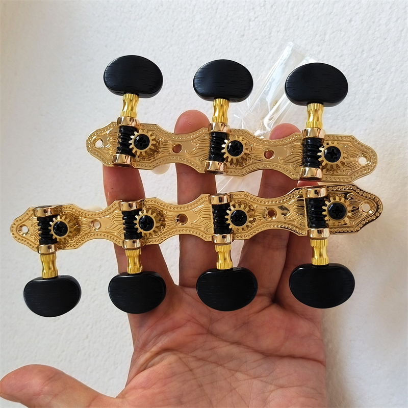 High Quality Derjung DJ406GK7-A2B 7 Strings Classical Machine Tuner, Guitar Tuning Pegs ,guitar Machine Heads