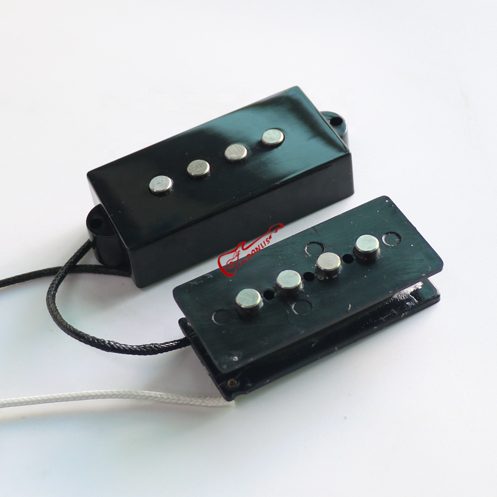 Donlis DP50 1set 4 String P Bass Pickup with Alnico 5 Rods and Plastic Bobbins for Wholesale Parts