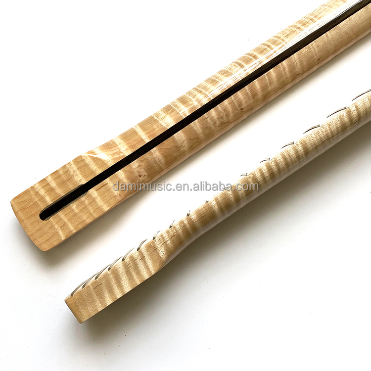 Flame Maple Neck View 1
