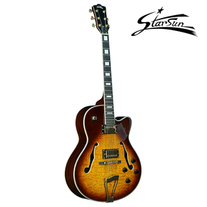 Classic F-Hole Hollow Body Electric Jazz Guitar