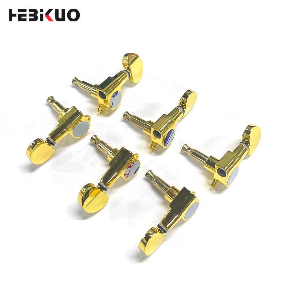 ZA06 HEBIKUO Gold Vintage Tuning Pegs for Acoustic Guitar Factory Wholesale Stringed Instruments Accessories Musical Instrument