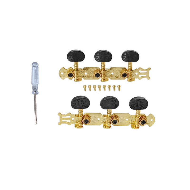 Factory Durable Metal Classical Guitar Machine Heads Tuning Pegs For Acoustic Instrument Upgrades