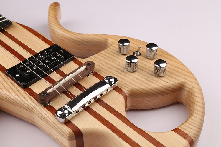 Wholesale high-quality gecko brand hollowed-out design electric guitar integrated guitar neck