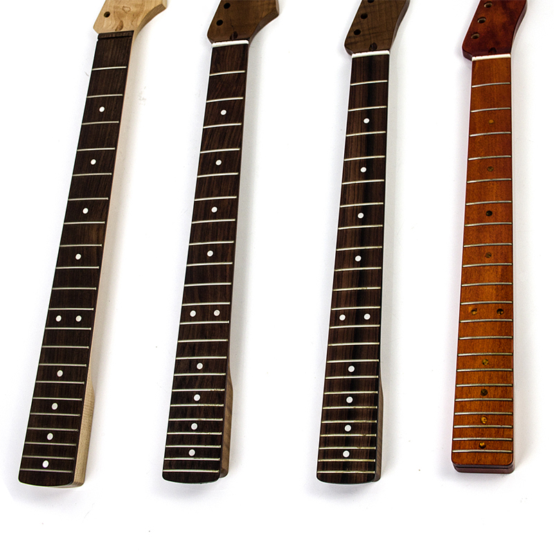 Custom 22 Fret TL Tiger Flame Maple Electric Guitar Neck Replacement Nature Stringed Instruments Part &amp; Accessory