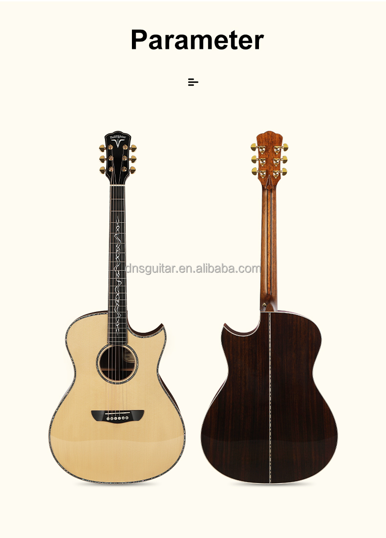 D8A Solid rosewood back and side