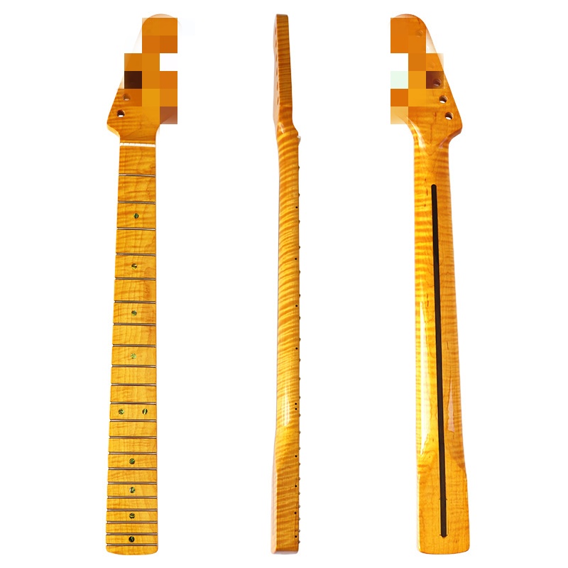 Hot Sale Electric Guitar Neck Multiple Color Guitar Neck Matte 6 String 22 Frets Maple Guitar Neck