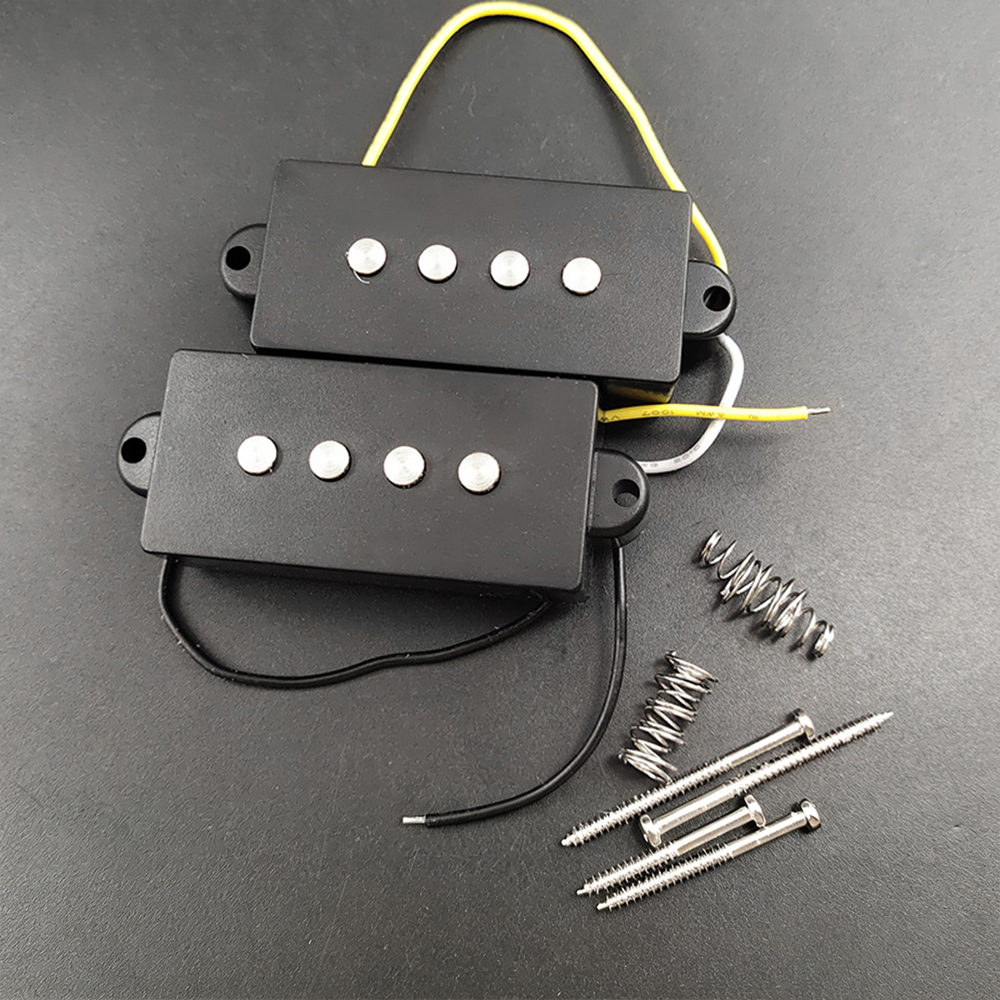 Split Coil Open Style PB Electric Bass Pickup for 4 String Bass Guitar Replacement Parts
