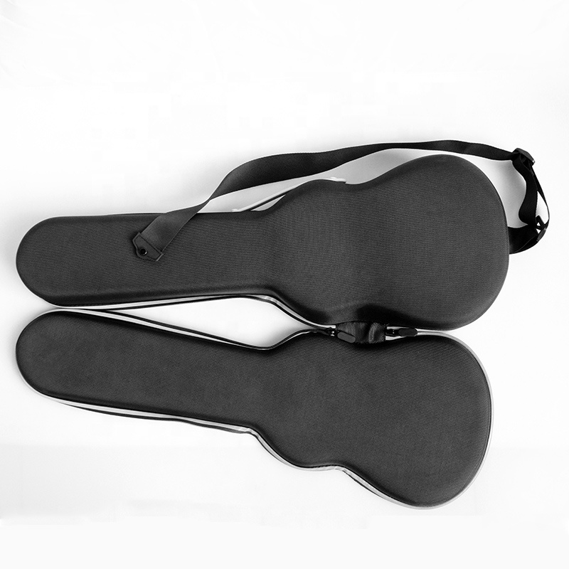 Customizable Waterproof EVA Guitar Hard Shell Case Durable Shockproof Carry Handle Musical Instrument Storage Bag for Players