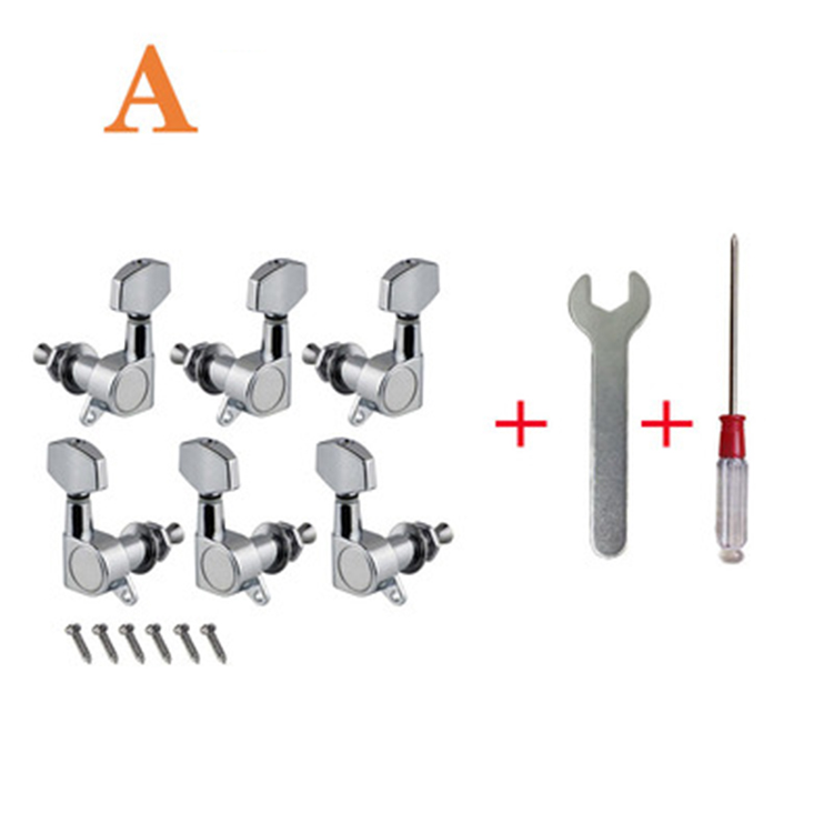Quality Chrome 3+3 Lp Style Guitar Machine Heads From China Supplier Tuning Pegs for DIY Online Guitar Parts Shop