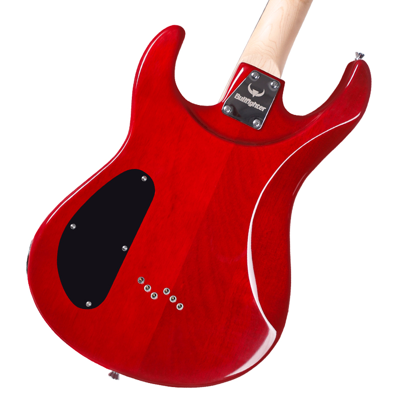 Bullfighter Factory Customized High Quality Low Price Cheap Electric Guitar 6 Strings 24 Fret Okoume Vintage