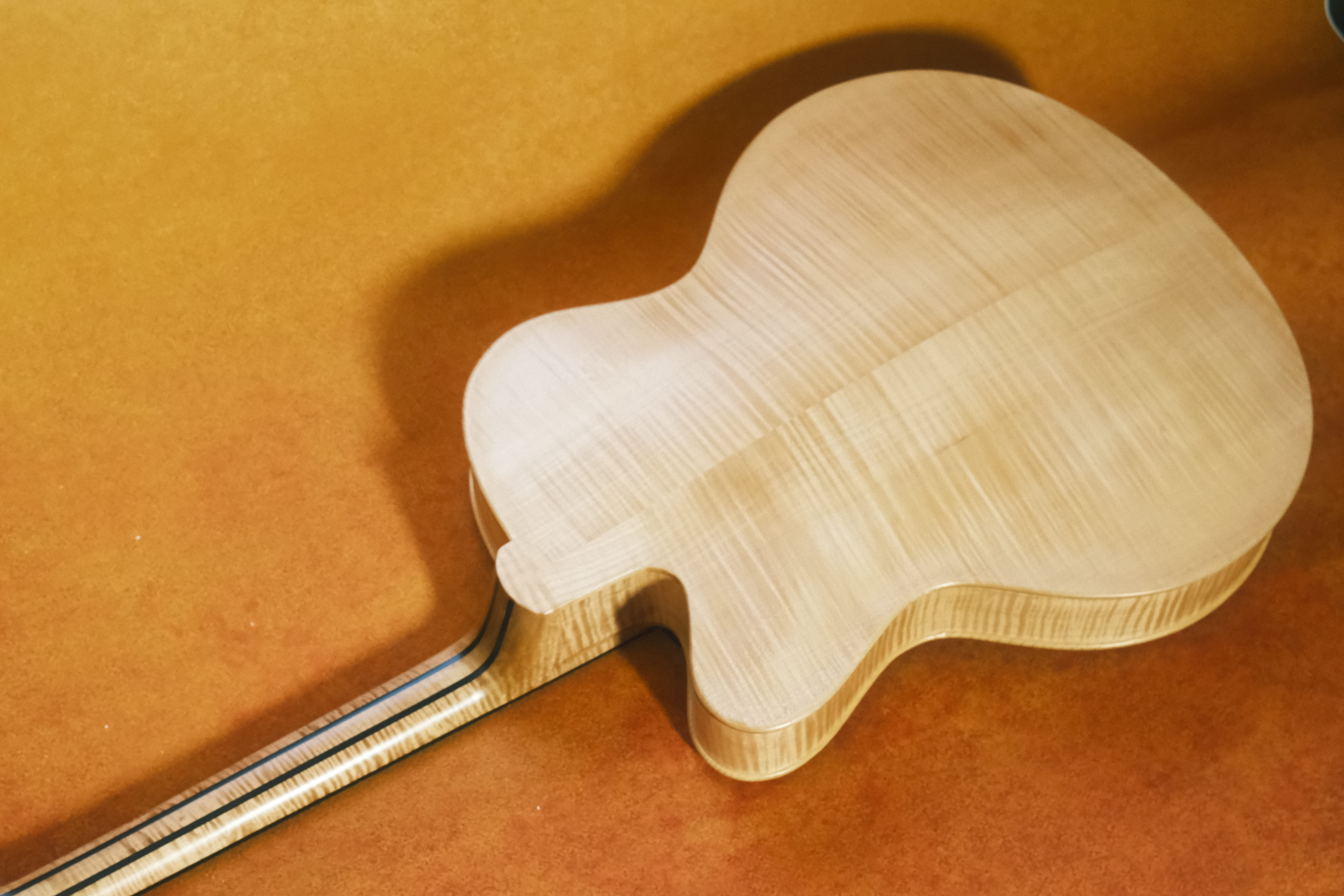 Yunzhi Archtop Tonewood Back View