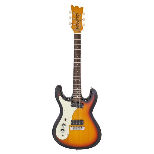 Aria DM-206-L Left-Handed Electric Guitar in 3-Tone Sunburst