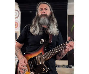 Keiffer Davies on Aria Guitars